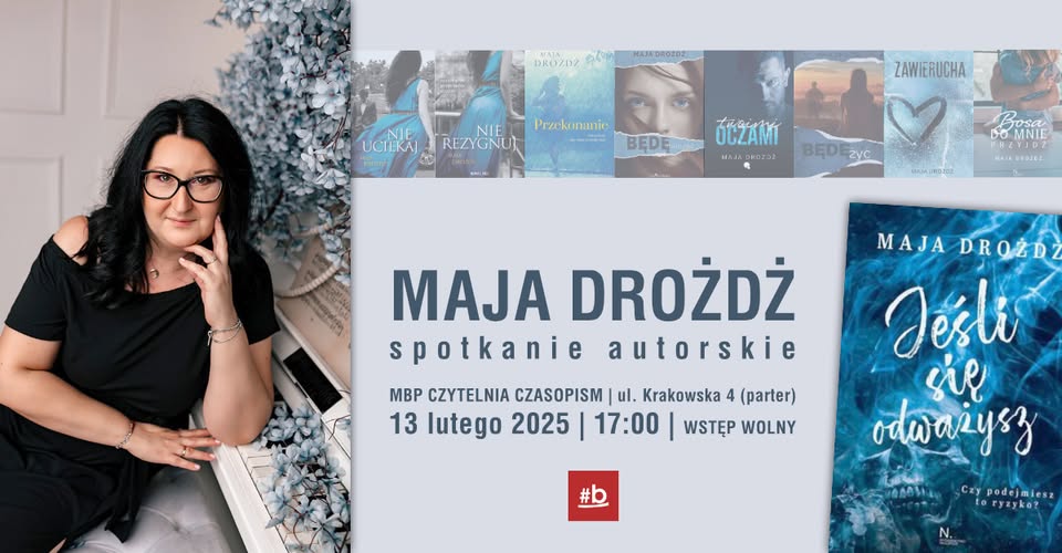 Maja Dróżdż - spotkanie autorskie